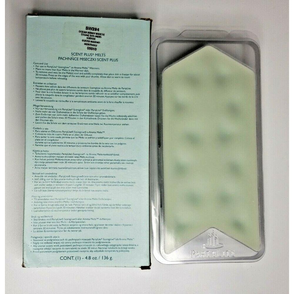 PartyLite Scent Plus 12 Melts Retired New Box Ocean Berry Breeze P7C/SW294